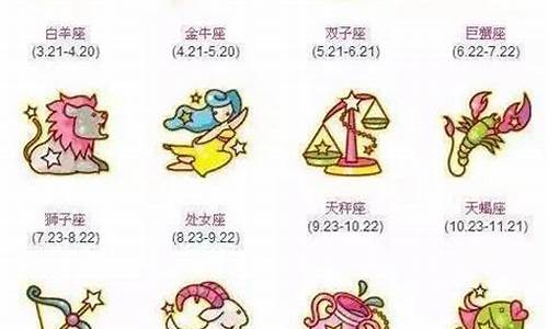 星座月份排行表_星座月份划分对照表