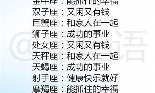 十二星座智商排行榜,前三名是真的!_十二星座智商排行榜太准了